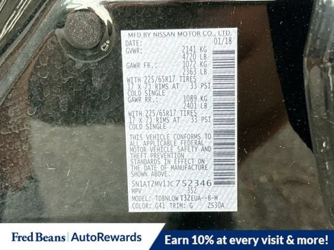 Used 2018 Nissan Rogue SV AWD/4WD image 35