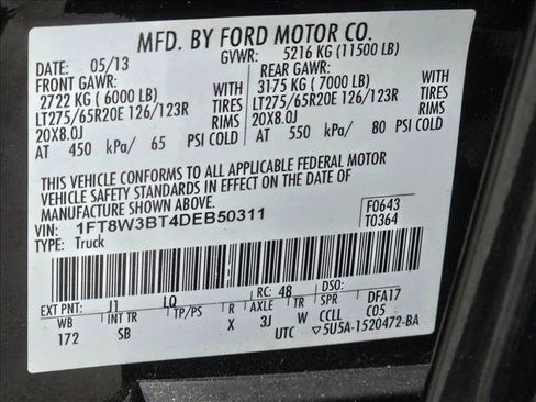 Used 2013 Ford F350 King Ranch w/ King Ranch w/Chrome Pkg image 21