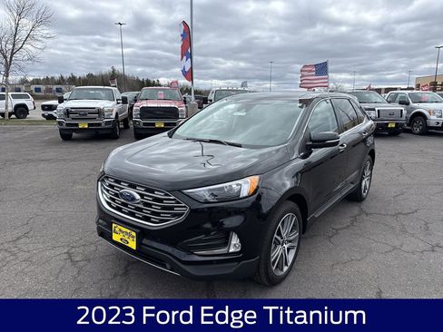 Used 2023 Ford Edge Titanium w/ Class II Trailer Tow Package AWD/4WD image 3