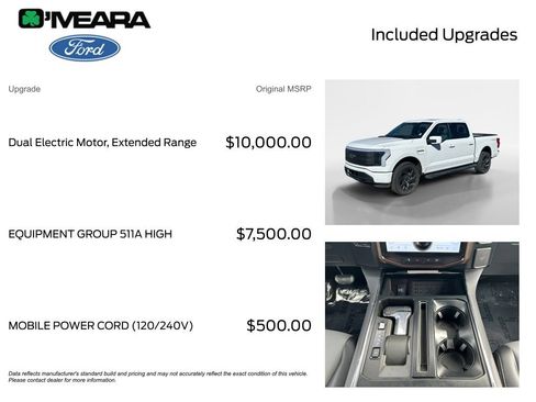 Used 2023 Ford F150 Lightning Lariat w/ Equipment Group 511A High image 4