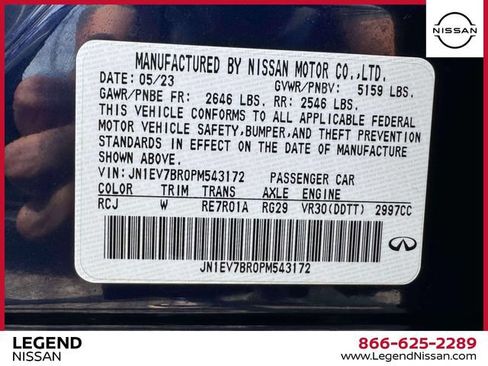 Used 2023 INFINITI Q50 Luxe w/ Cargo Package AWD/4WD image 21