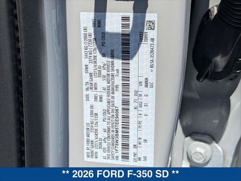 New 2026 Ford F350 Lariat w/ Black Appearance Package AWD/4WD image 21