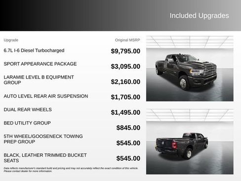 Used 2024 RAM 3500 Laramie w/ Sport Appearance Package AWD/4WD image 4