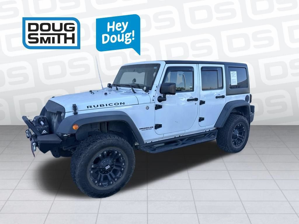 Used 2015 Jeep Wrangler Unlimited Rubicon w/ Connectivity Group AWD/4WD image 1
