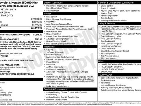 Used 2024 Chevrolet Silverado 2500 High Country w/ High Country Premium Package image 5