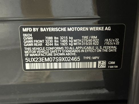 Used 2025 BMW X7 xDrive40i w/ M Sport Package AWD/4WD image 21