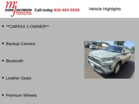 Used 2020 Toyota RAV4 XLE w/ Convenience Package AWD/4WD image 5