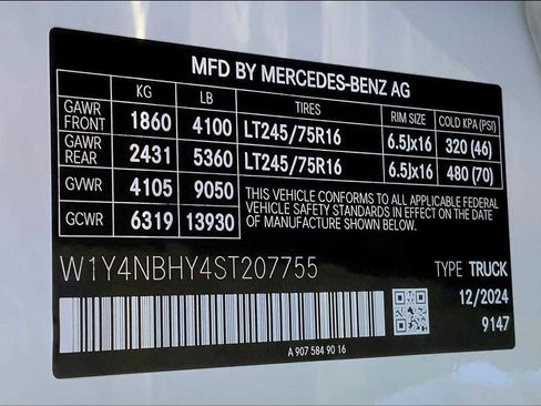 New 2025 Mercedes-Benz Sprinter 2500 image 13