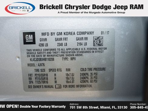 Used 2017 Buick Encore Premium w/ Experience Buick Package FWD image 37