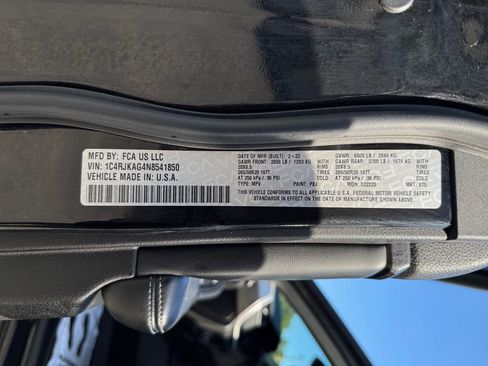 Used 2022 Jeep Grand Cherokee L Laredo AWD/4WD image 30