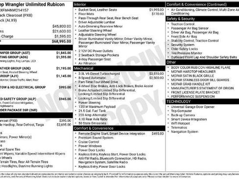 Used 2022 Jeep Wrangler Unlimited Rubicon w/ Steel Bumper Group image 4