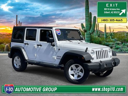 Used 2017 Jeep Wrangler Unlimited Sport w/ Quick Order Package 24S AWD/4WD image 1