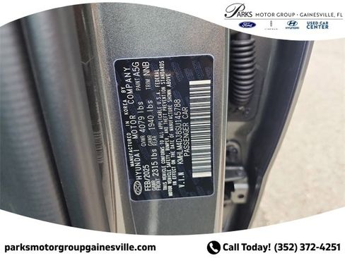 New 2025 Hyundai Elantra SEL w/ Cargo Package image 31