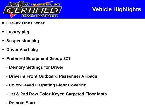 Used 2022 Chevrolet Tahoe Z71 w/ Luxury Package AWD/4WD image 2