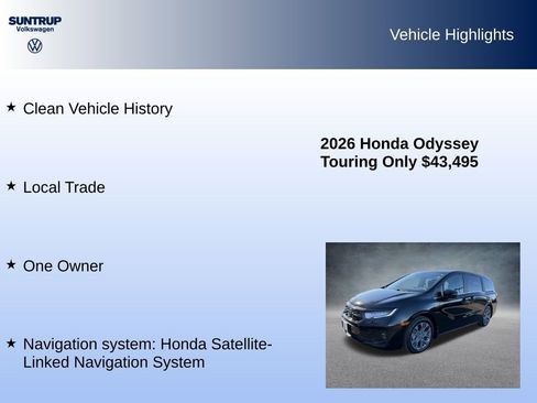Used 2026 Honda Odyssey Touring image 7