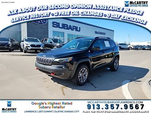 Used 2022 Jeep Cherokee Trailhawk w/ Comfort/Convenience Group AWD/4WD image 1