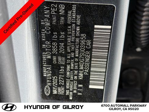 Certified 2025 Hyundai Elantra Sport FWD image 28