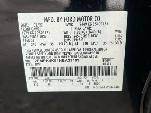 Used 2022 Ford Edge Titanium AWD/4WD image 36