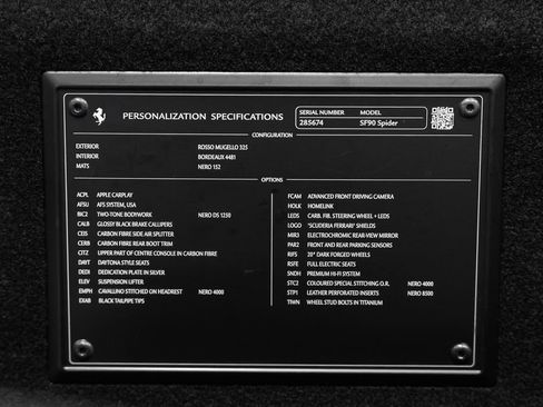 Certified 2022 Ferrari SF90 Spider AWD/4WD image 18