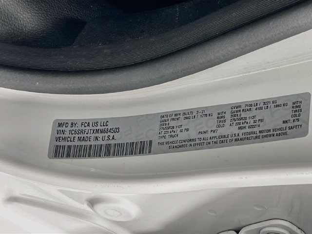 Used 2021 RAM 1500 Laramie AWD/4WD image 34