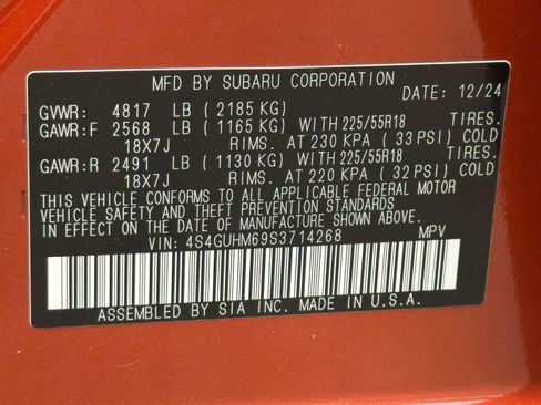 Certified 2025 Subaru Crosstrek 2.5i Limited w/ Crosstrek Mirror Package AWD/4WD image 31