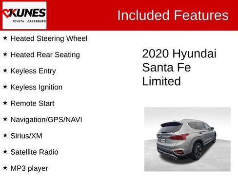 Used 2020 Hyundai Santa Fe Limited image 3