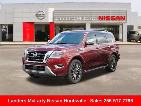 Used 2023 Nissan Armada Platinum w/ Captain's Chairs Package RWD image 1