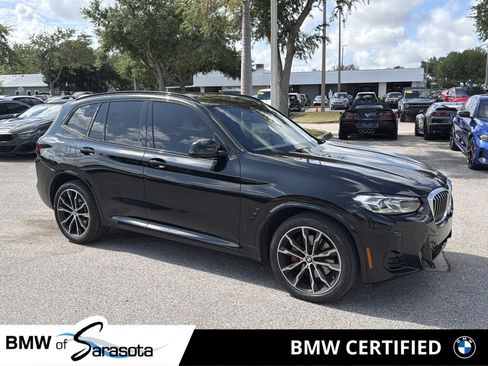 Certified 2022 BMW X3 xDrive30i w/ M Sport Package 2 AWD/4WD image 1