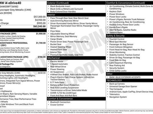 Used 2024 BMW i4 eDrive40 image 14