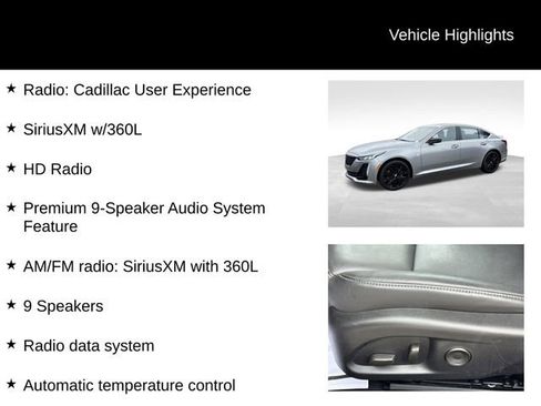Certified 2024 Cadillac CT5 Premium Luxury w/ LPO, ONYX Package AWD/4WD image 16