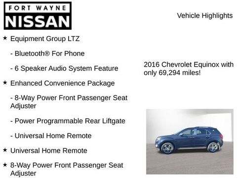 Used 2016 Chevrolet Equinox LTZ w/ Enhanced Convenience Package image 8