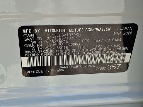 New 2026 Mitsubishi Outlander Sport ES AWD/4WD image 21