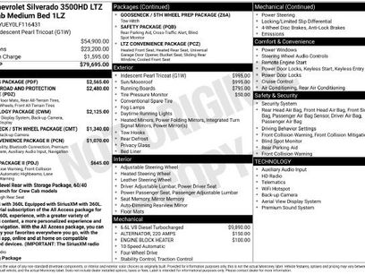 Used 2020 Chevrolet Silverado 3500 LTZ w/ LTZ Plus Package