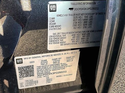 Used 2023 Chevrolet Silverado 1500 LT Trail Boss w/ Protection Package image 35