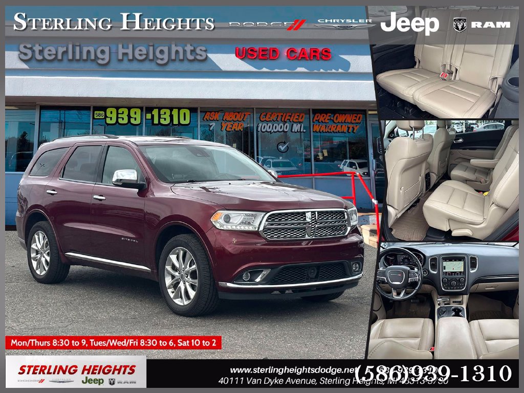 Used 2020 Dodge Durango Citadel w/ Technology Group AWD/4WD image 1