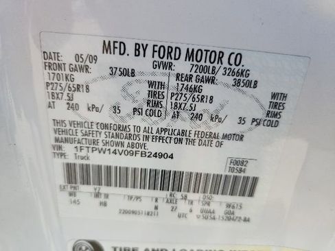 Used 2009 Ford F150 Lariat AWD/4WD image 89
