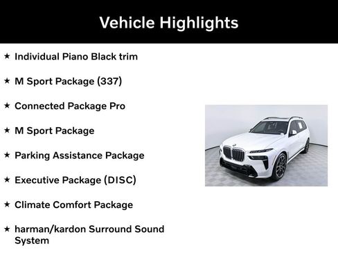 Used 2023 BMW X7 xDrive40i w/ Executive Package AWD/4WD image 2