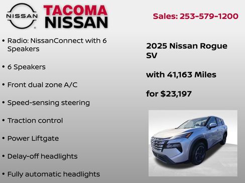 Used 2025 Nissan Rogue SV image 6
