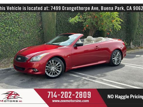 Used 2014 INFINITI Q60 Convertible w/ Premium Package image 18