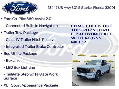 Certified 2023 Ford F150 XLT w/ Equipment Group 302A High AWD/4WD image 32