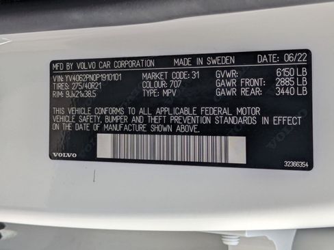 Used 2023 Volvo XC90 B6 Plus w/ Protection Package Premier image 33