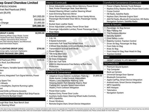 Used 2020 Jeep Grand Cherokee Limited w/ Luxury Group II image 10