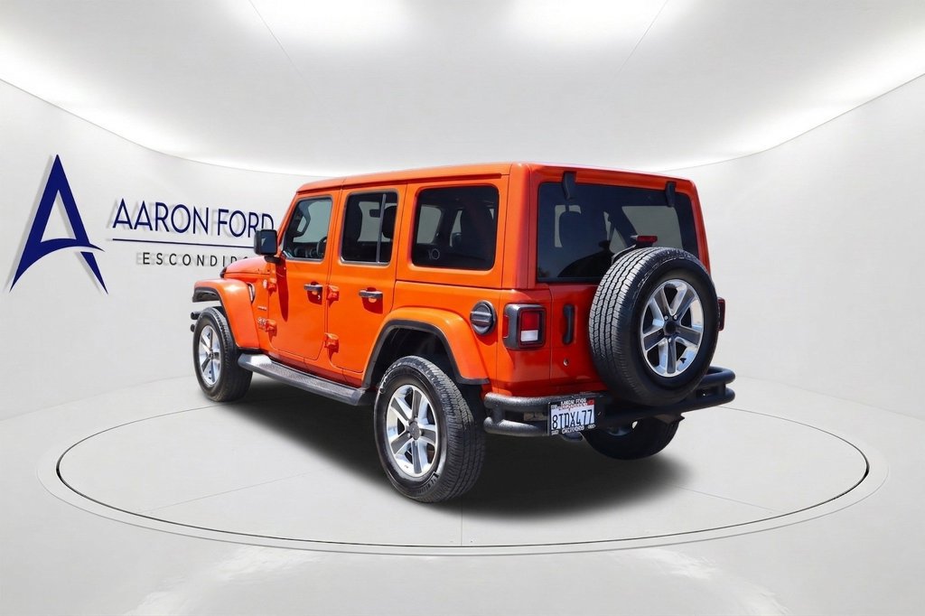 Used 2019 Jeep Wrangler Unlimited Sahara w/ Uconnect 4C Nav & Sound Group AWD/4WD image 7