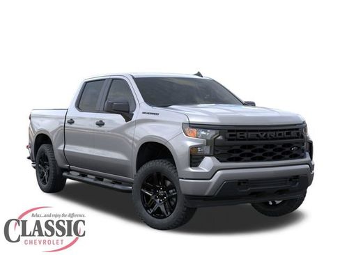 New 2026 Chevrolet Silverado 1500 Custom w/ Turbomax Blackout Package RWD image 8