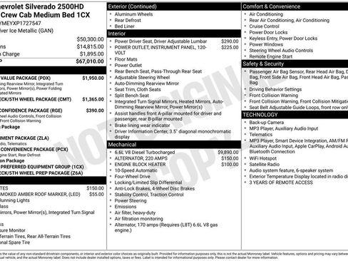 Certified 2023 Chevrolet Silverado 2500 Custom w/ Custom Value Package AWD/4WD image 20