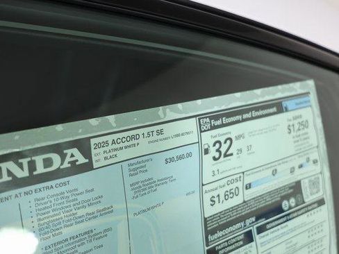 New 2025 Honda Accord SE image 27