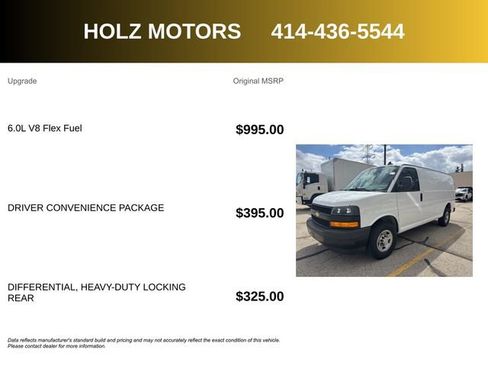 Used 2019 Chevrolet Express 2500 w/ Driver Convenience Package image 5