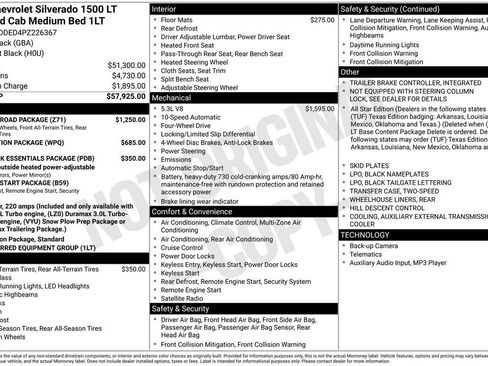 Used 2023 Chevrolet Silverado 1500 LT w/ Z71 Off-Road Package image 41