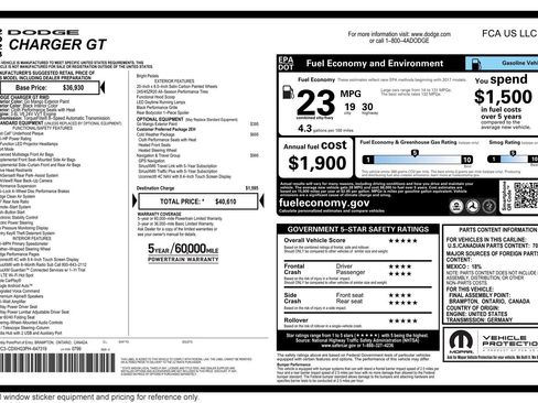 Used 2023 Dodge Charger GT w/ Navigation & Travel Group image 2