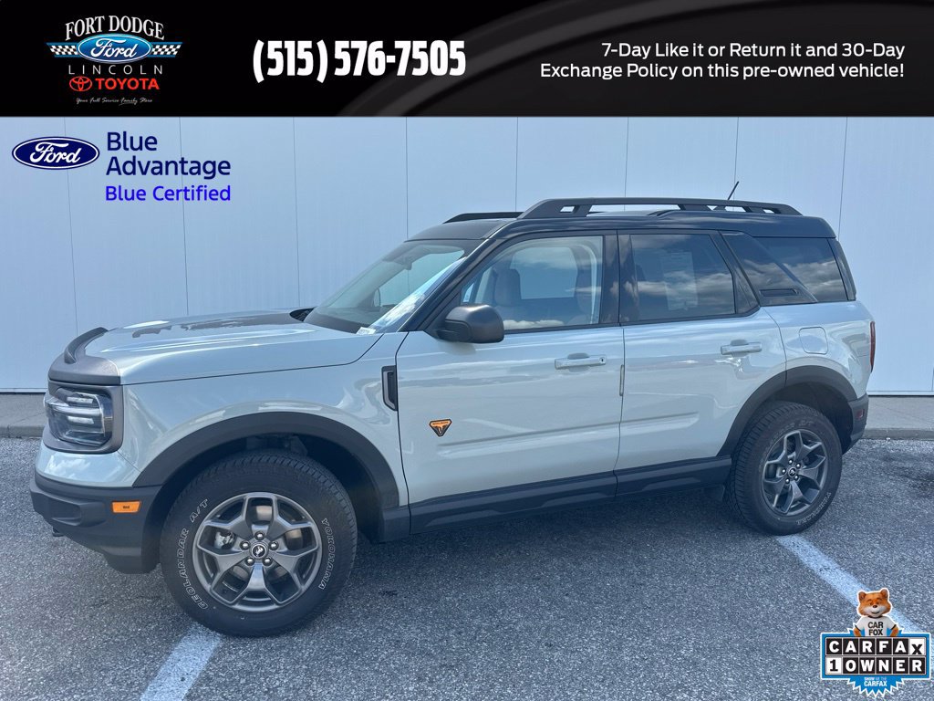 Certified 2023 Ford Bronco Sport Badlands w/ Premium Package AWD/4WD image 1